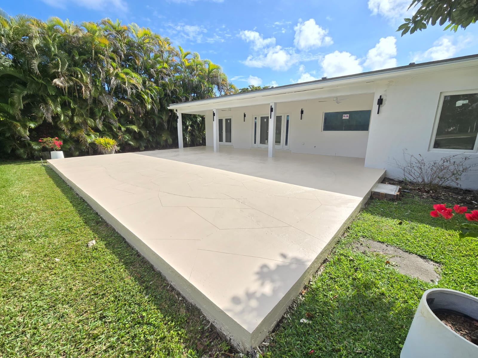 Stamped Concrete Floor Restoration - 1