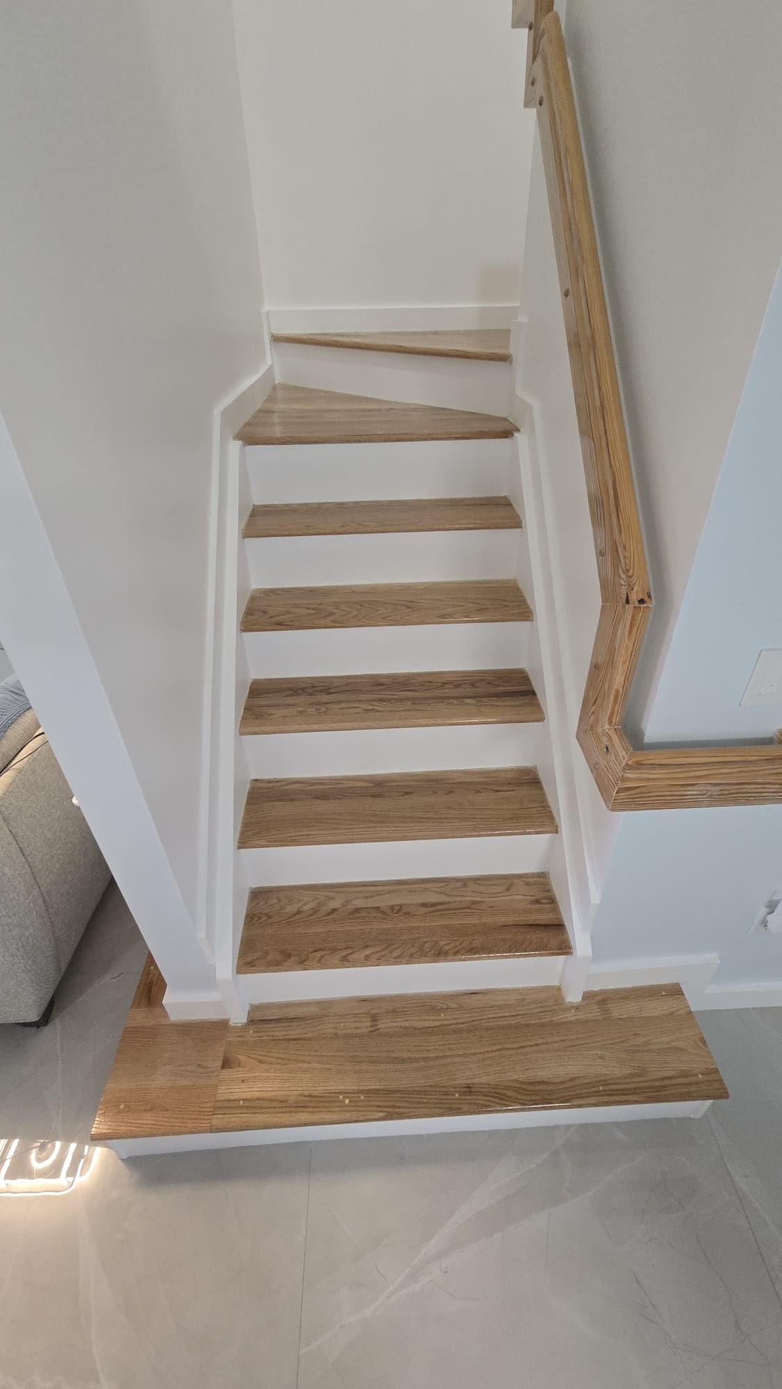 Solid Wood Staircase Upgrade