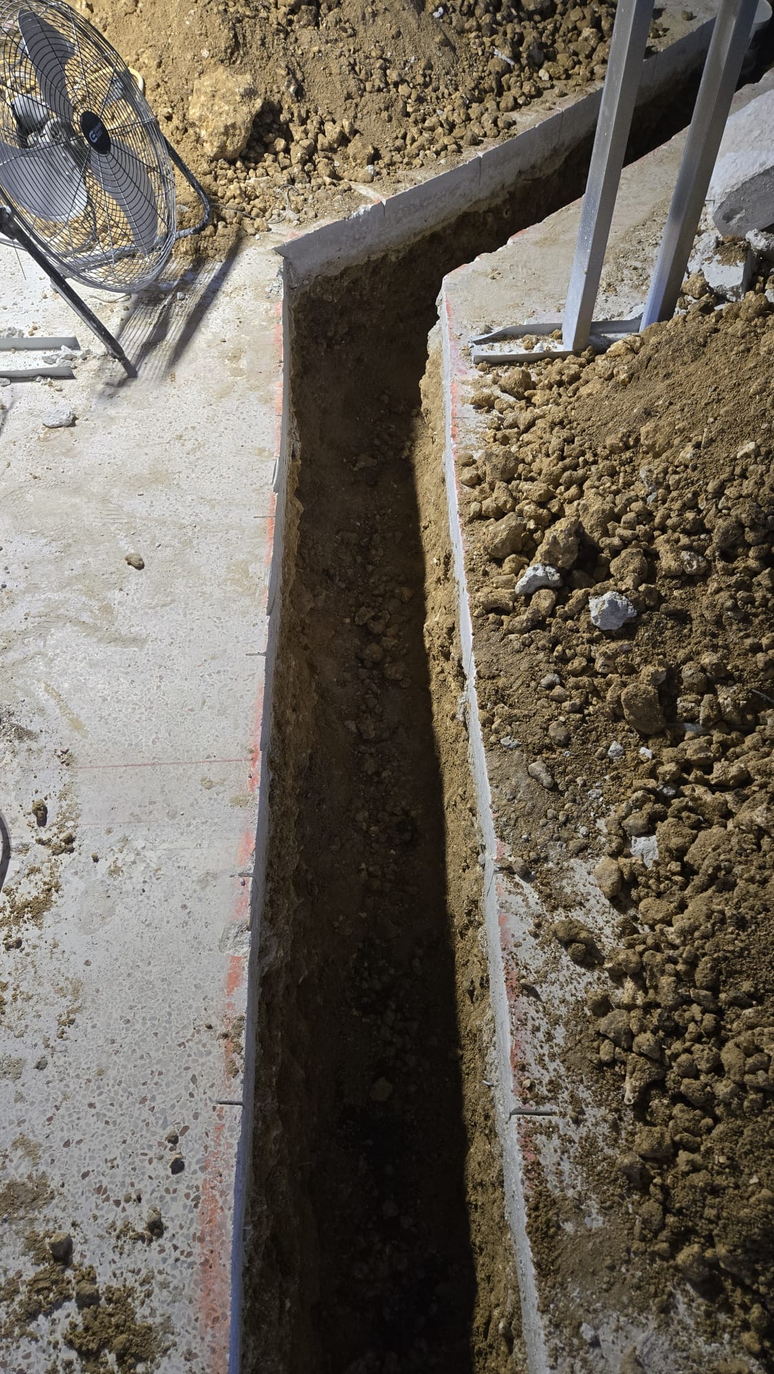 PVC Plumbing Installation and Cement Casting - 9