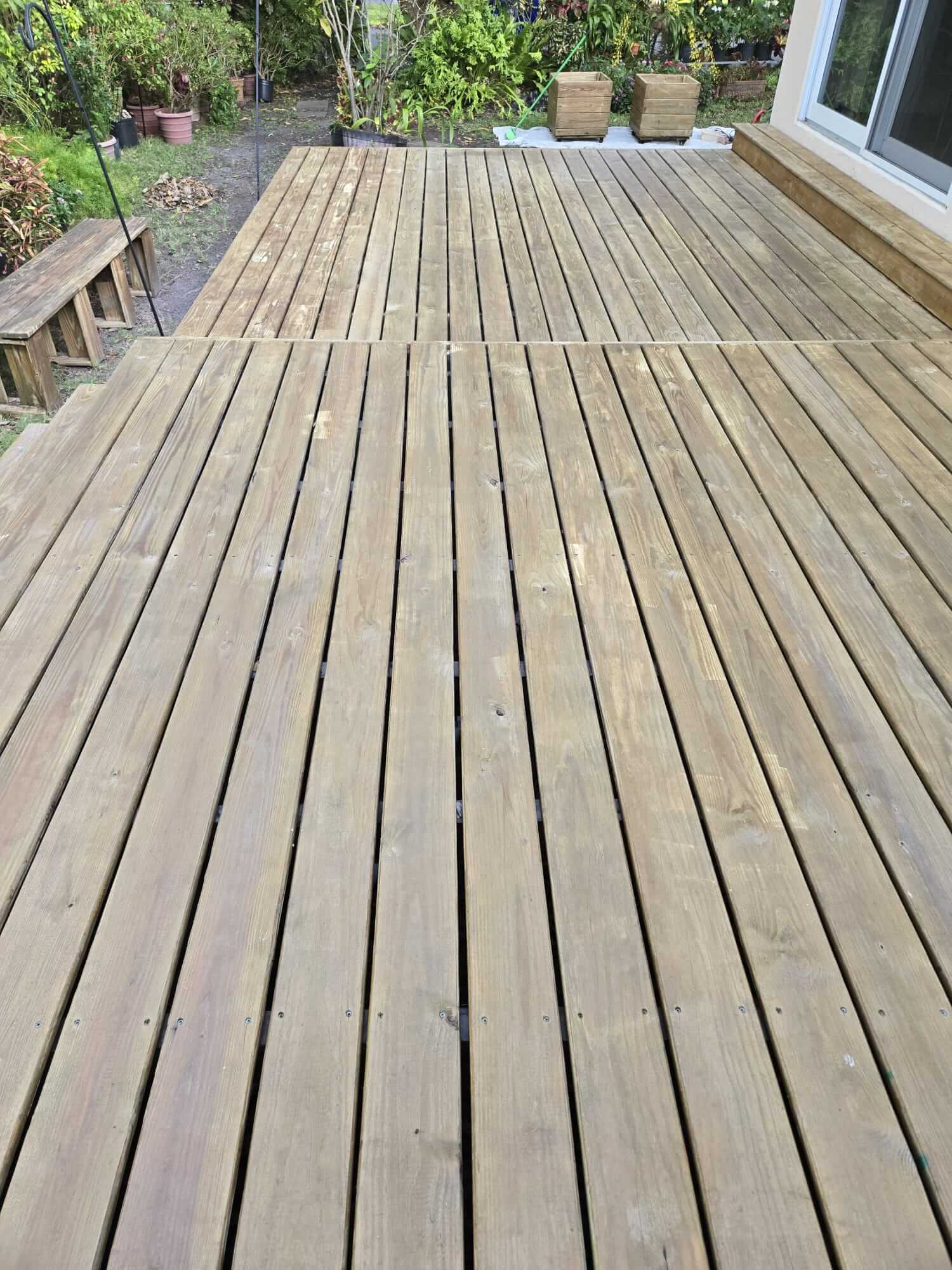 Modern Hardwood Floor Painting in Home Entrance - 3