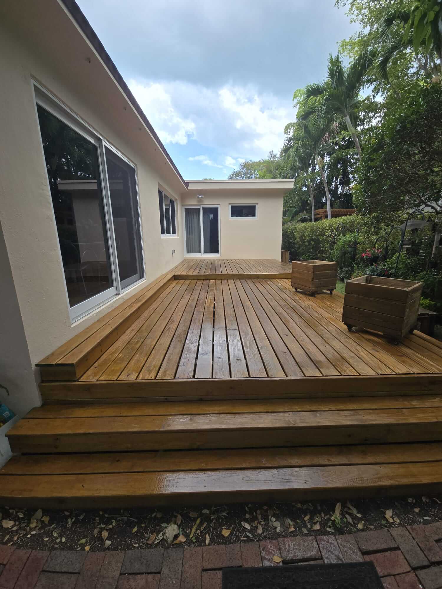 Modern Hardwood Floor Painting in Home Entrance - 4