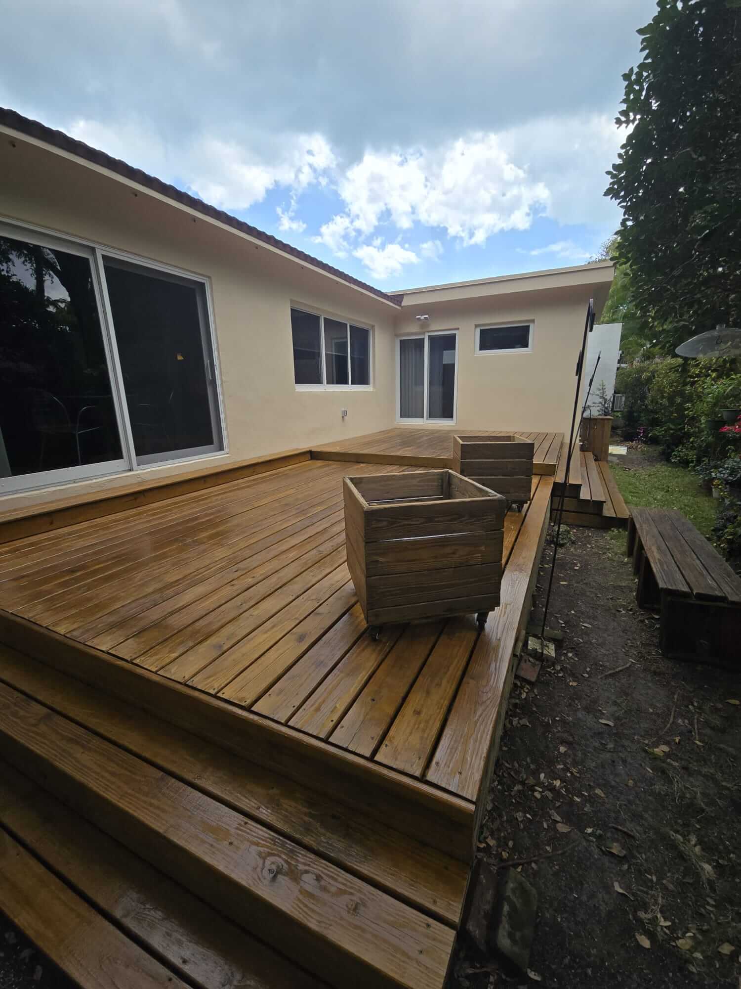 Modern Hardwood Floor Painting in Home Entrance - 6